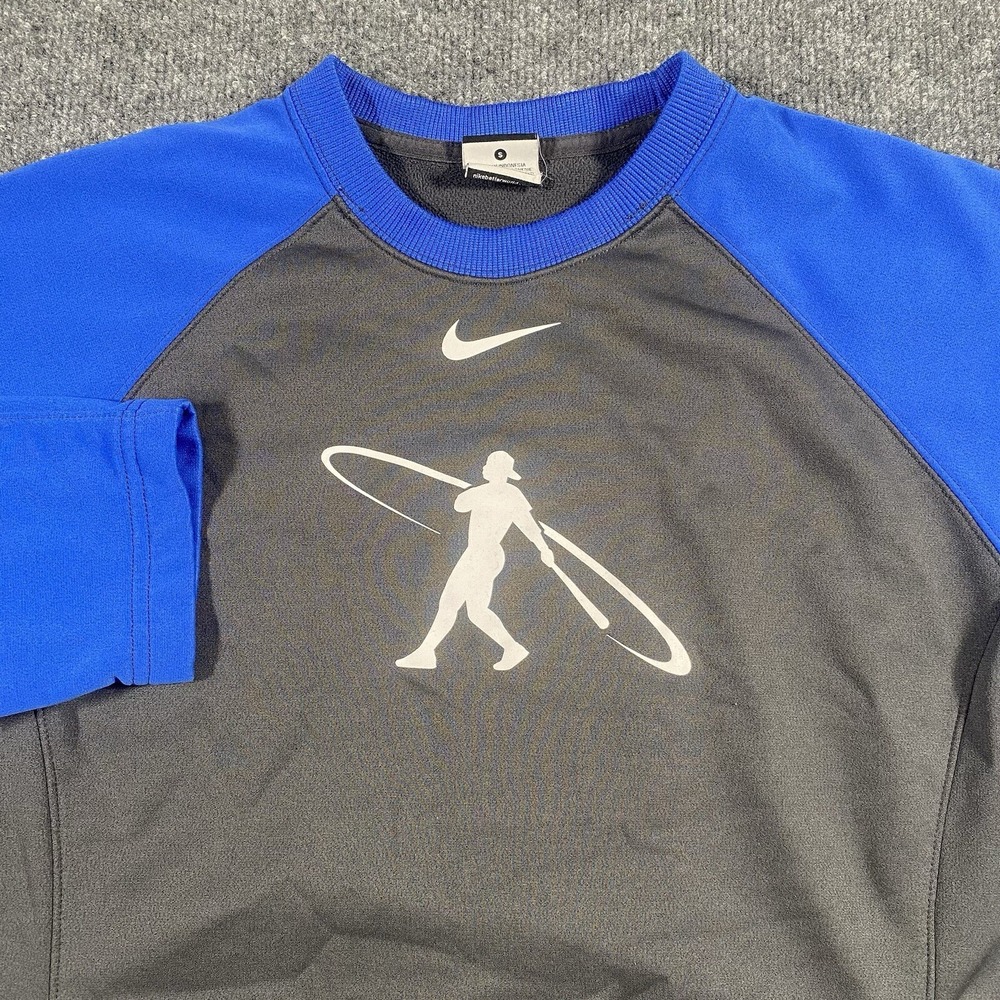 Nike Ken Griffey Jr. Mens Small MLB Baseball Pullover Sweater Thermafit Warmup